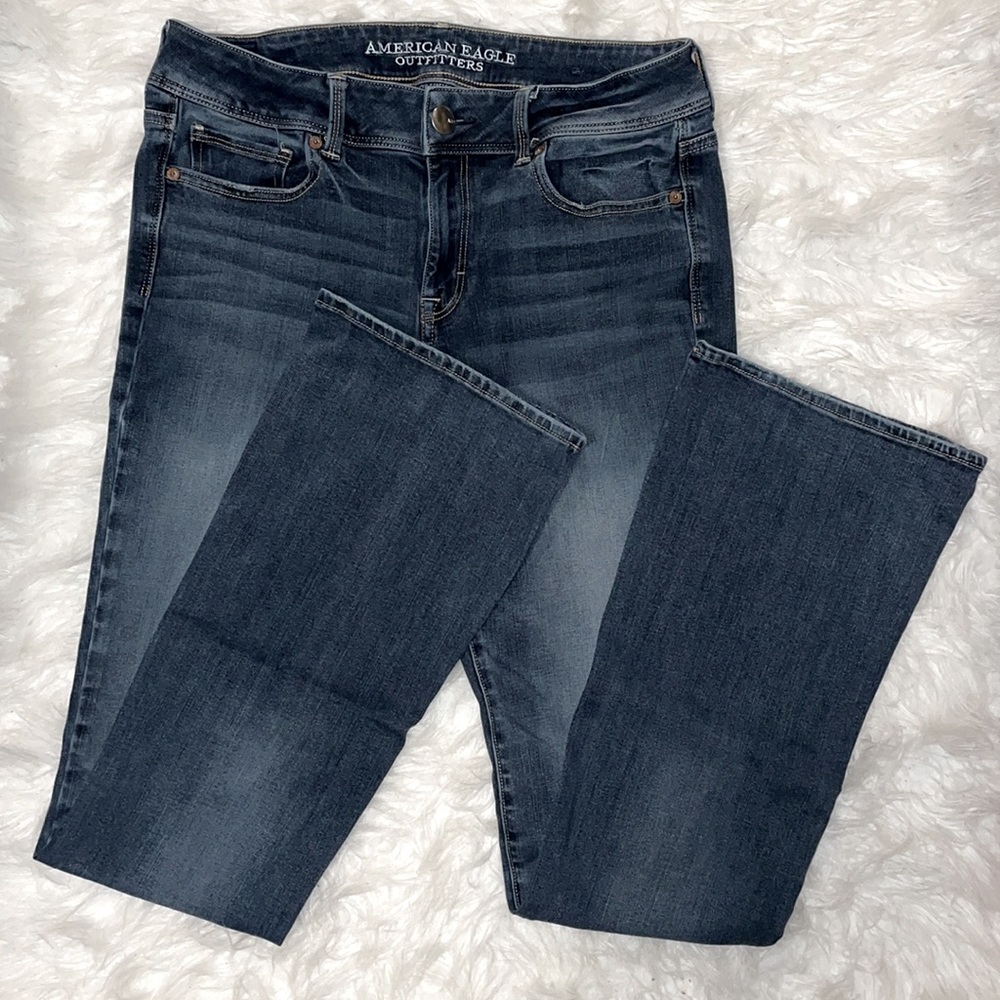 American Eagle, Size 10 Extra Long, Blue Jeans
